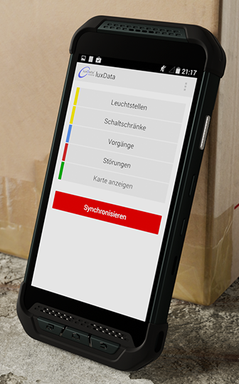 luxData.mobileApp_130717_Aktionen zu einer Anlage