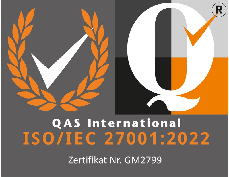 ISO/IEC 27001:2022 Certified – QAS International, Certificate No. GM2799